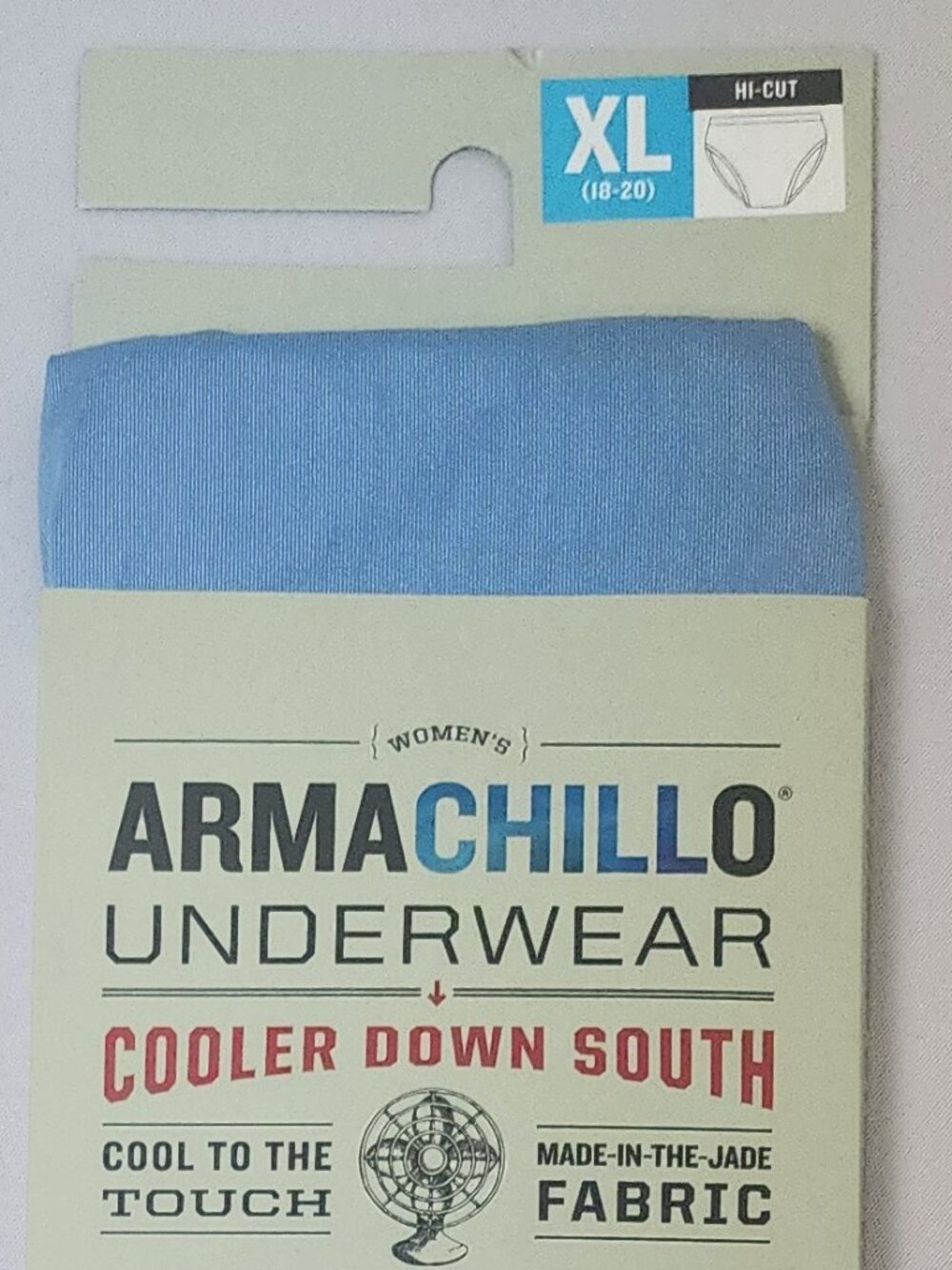 Duluth Trading Armachillo Underwear Hi-Cut - Blue - XL